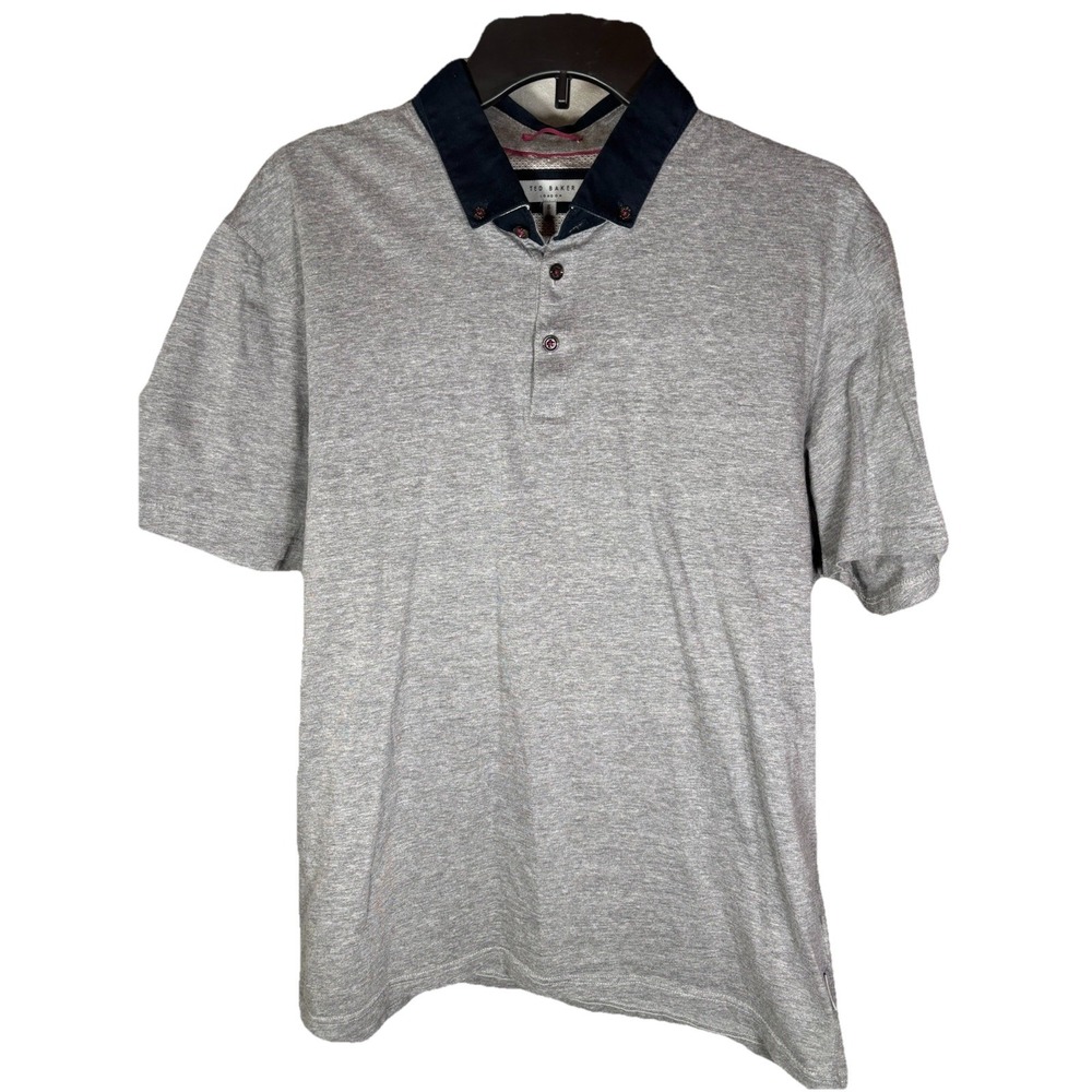 Ted Baker London Womens 6 Short Sleeve Polo Shirt Top Resort Wear Golf Summer